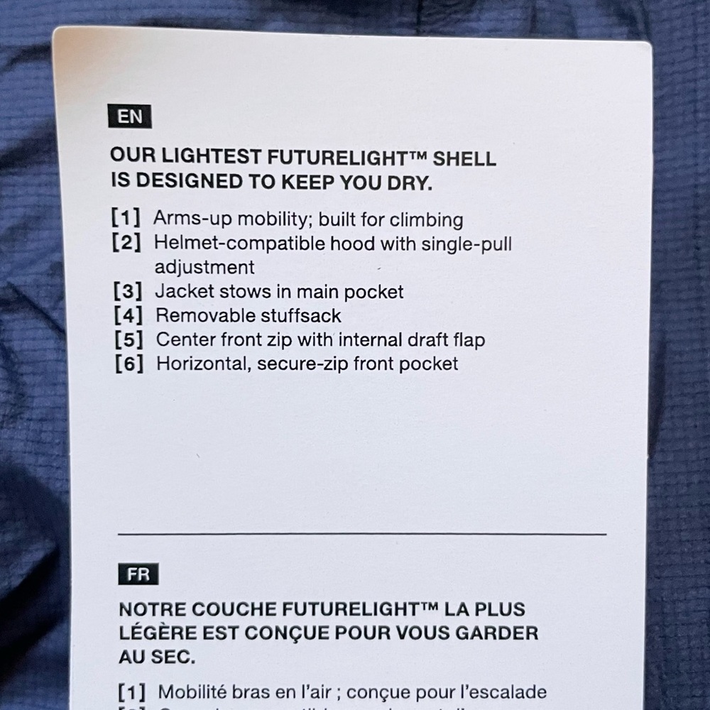 The North Face Women’s Summit L5 VRT FUTURELIGHT Pullover Shell In Shady Blue - Picture 9 of 11